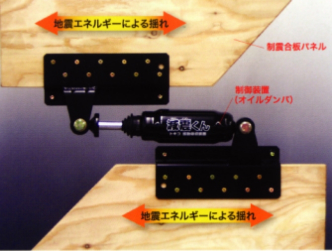 GHハイブリット制震工法 図